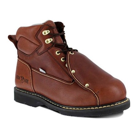 Warson Brands. Iron Age IA5017 Groundbreaker 6in External Met Guard Work Boot, Steel Toe, Men's Sz 10 M Wide, Brown IA5017-M-10